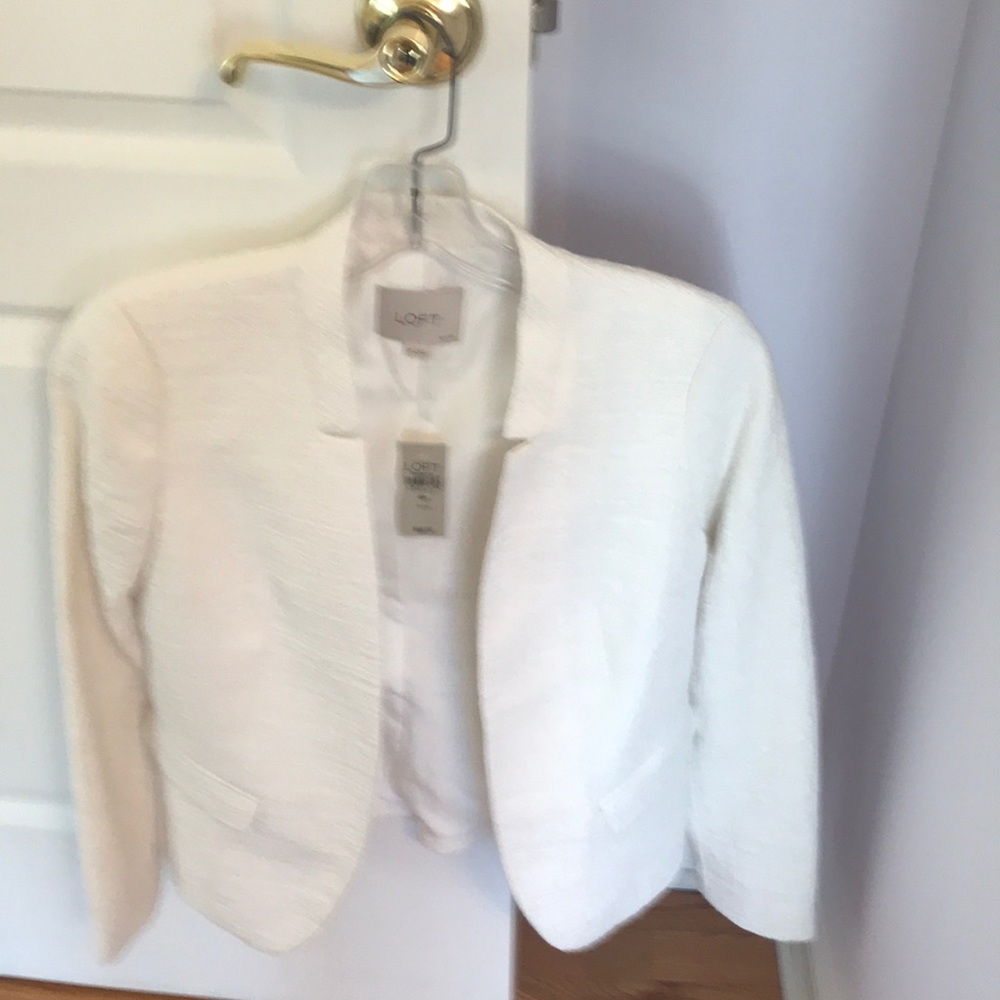 White brand new blazer
